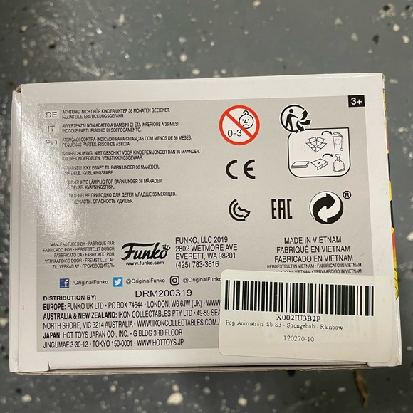 SpongeBob Squarepants Rainbow Funko Pop #558 NEW - Picture 5 of 8